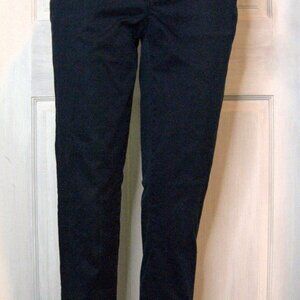 Navy Blue Slim Fit Chino Pants Low-Rise Stretch Cotton by Tommy Hilfiger Size 2